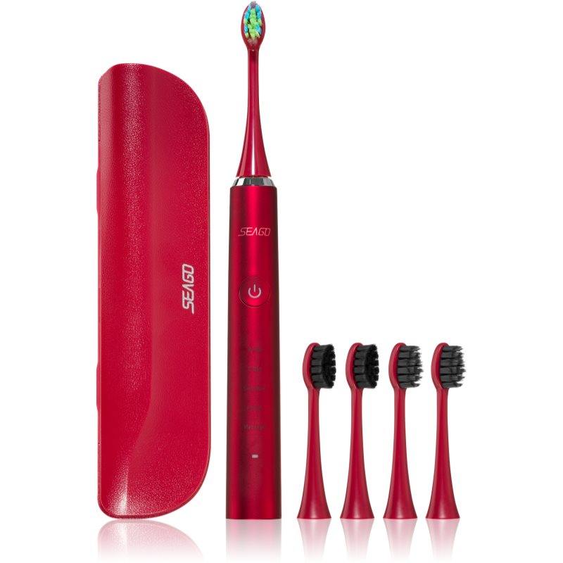 Seago Sonic Toothbrush SG-972 S5 електрическа четка за зъби Red 1 бр.