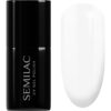 Semilac UV Hybrid Black & White гел лак за нокти цвят 001 Strong White 7 мл.