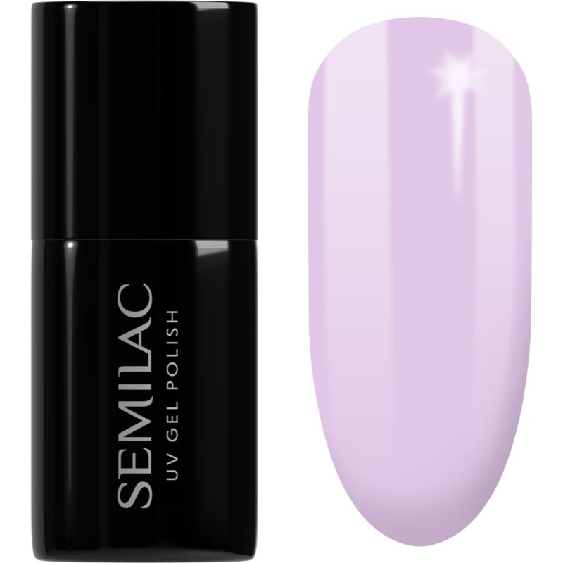 Semilac UV Hybrid Unique гел лак за нокти цвят 145 Lila Story 7 мл.
