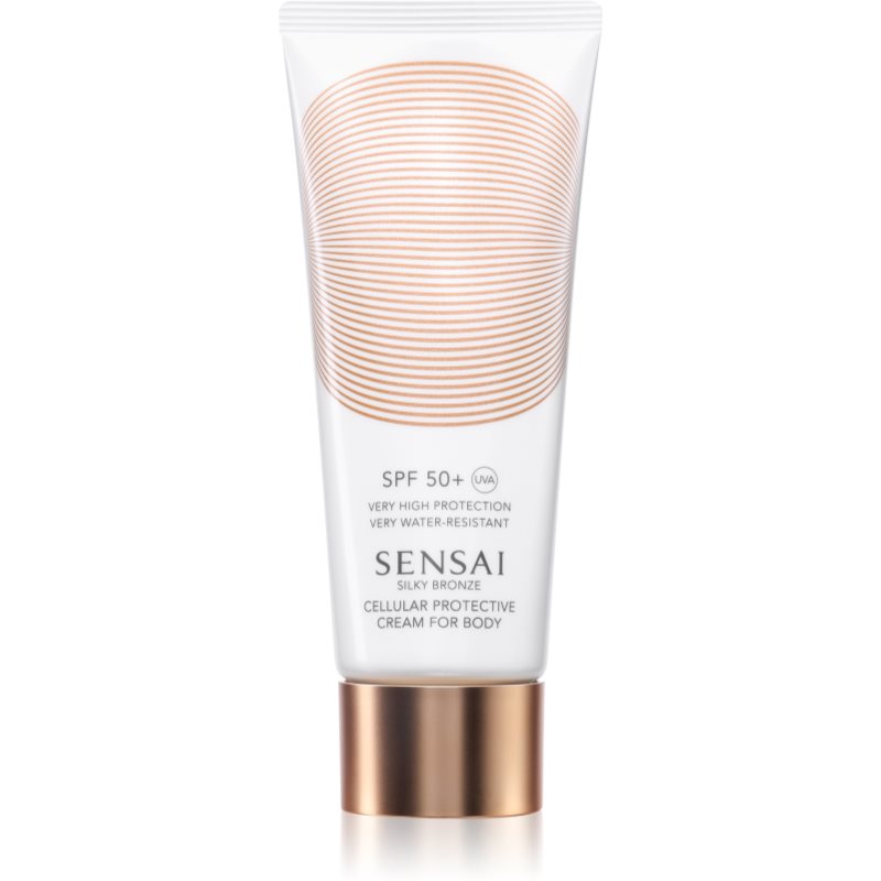 Sensai Silky Bronze Cellular Protective Cream for body крем за изкуствен загар против стареене на кожата SPF 50+ 150 мл.