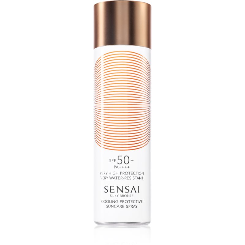 Sensai Silky Bronze Cooling Protective Suncare Spray защитен спрей срещу слънчеви лъчи SPF 50+ PA ++++ 150 мл.