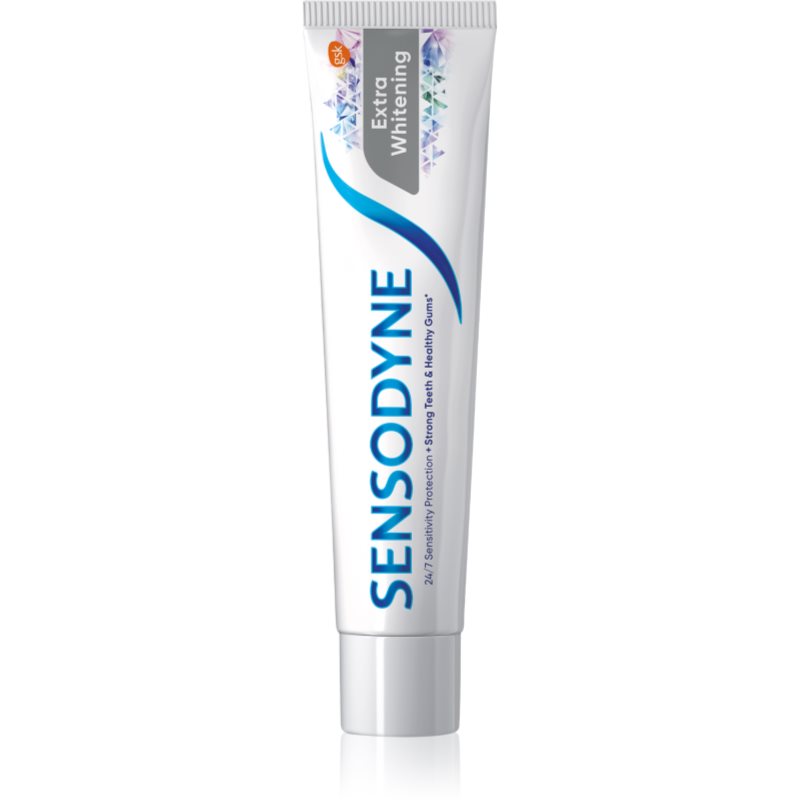 Sensodyne Extra Whitening избелваща паста за зъби с флуорид за чувствителни зъби 75 мл.