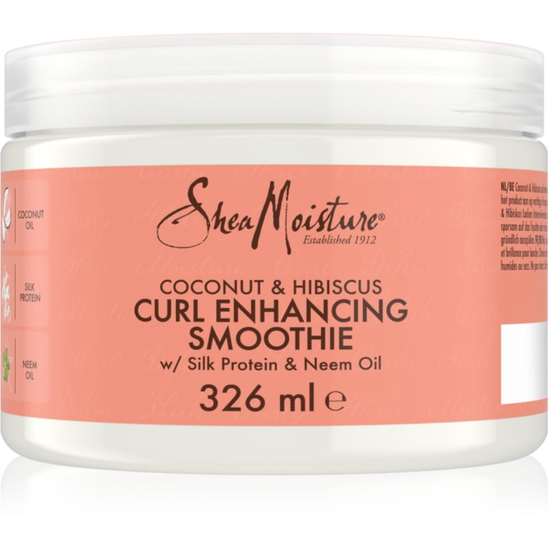 Shea Moisture Coconut & Hibiscus крем без отмиване за къдрава коса 355 гр.