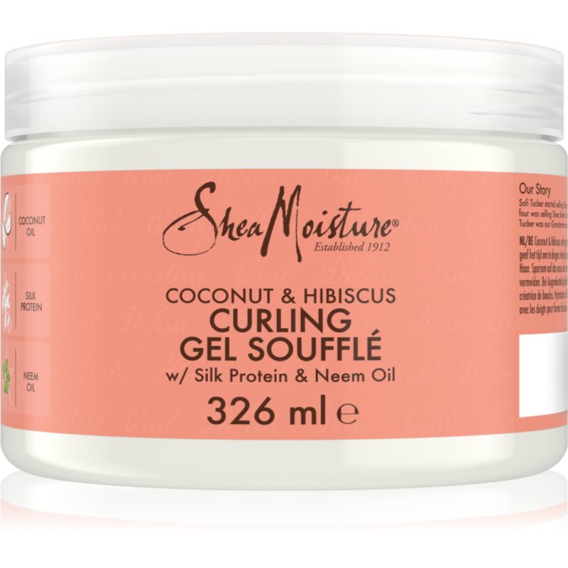 Shea Moisture Coconut & Hibiscus суфле за чуплива и къдрава коса 340 гр. на ниска цена