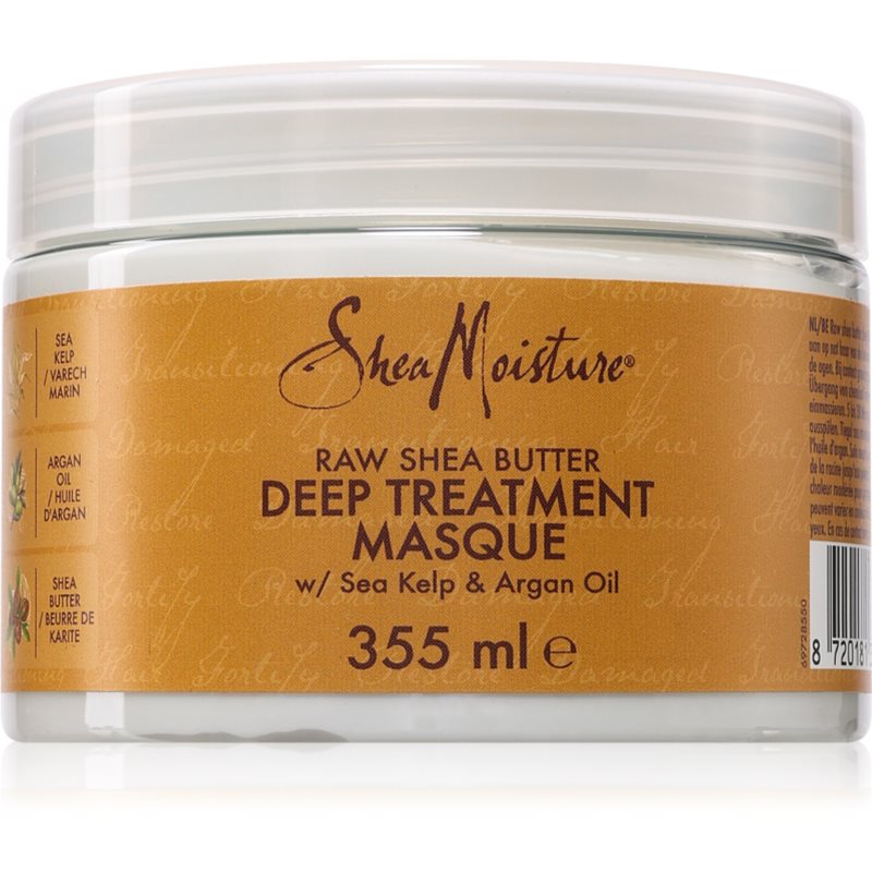 Shea Moisture Raw Shea Butter дълбоко подхранваща маска За коса 355 мл.