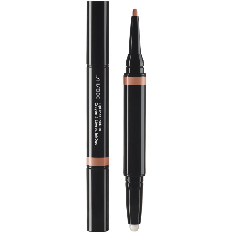 Shiseido LipLiner InkDuo червило и молив за контур за устни с балсам цвят 02 Beige 1.1 гр.