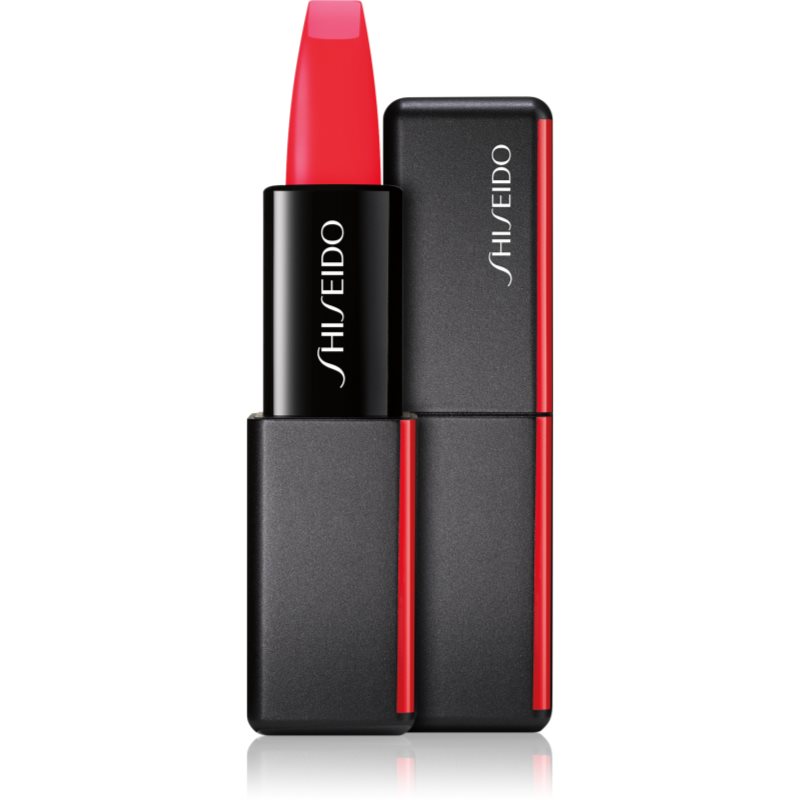 Shiseido ModernMatte Powder Lipstick матово пудрово червило цвят 513 Shock Wave (Watermelon) 4 гр.