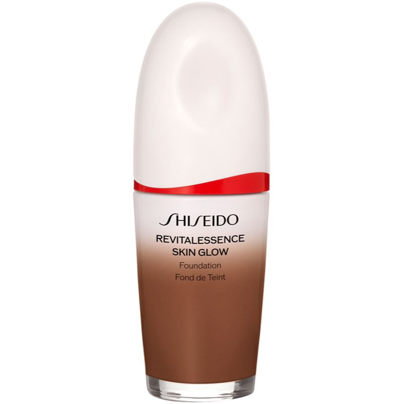 Shiseido Revitalessence Skin Glow Foundation лек фон дьо тен с озаряващ ефект SPF 30 цвят Henna 30 мл.
