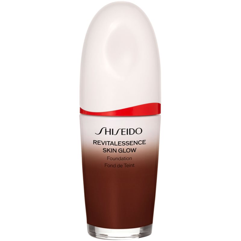 Shiseido Revitalessence Skin Glow Foundation лек фон дьо тен с озаряващ ефект SPF 30 цвят Mahogany 30 мл.