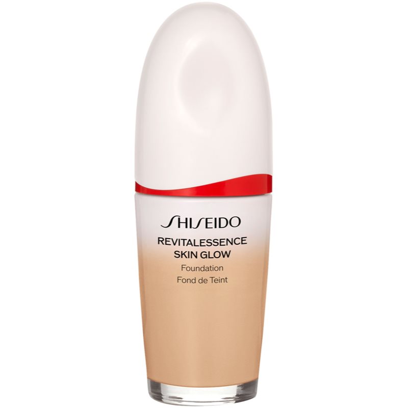 Shiseido Revitalessence Skin Glow Foundation лек фон дьо тен с озаряващ ефект SPF 30 цвят Silk 30 мл.
