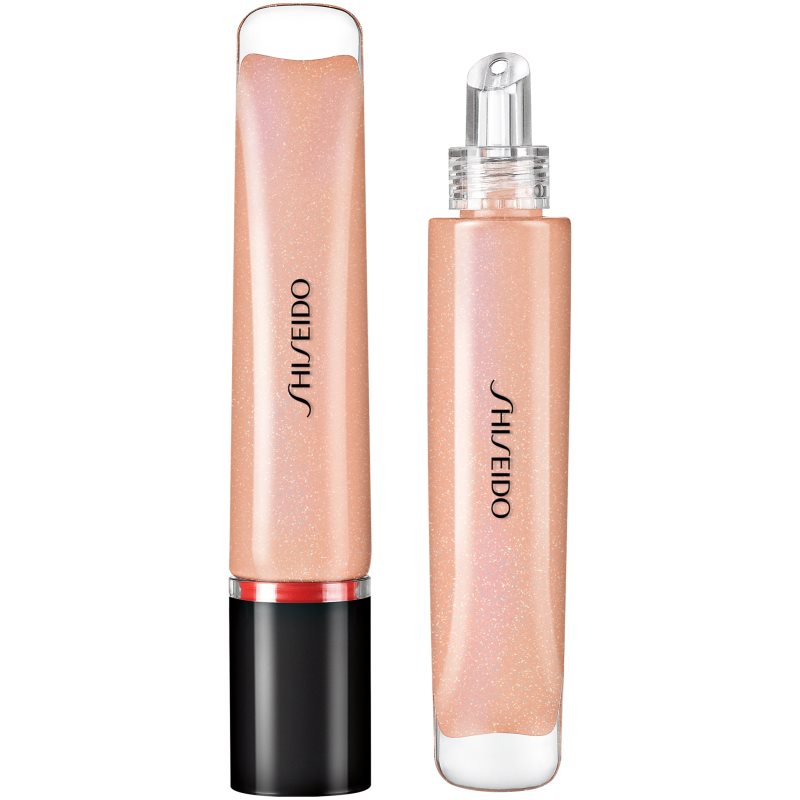 Shiseido Shimmer GelGloss блясък за устни с блестящи частици с хидратиращ ефект цвят 02 Toki Nude 9 мл.
