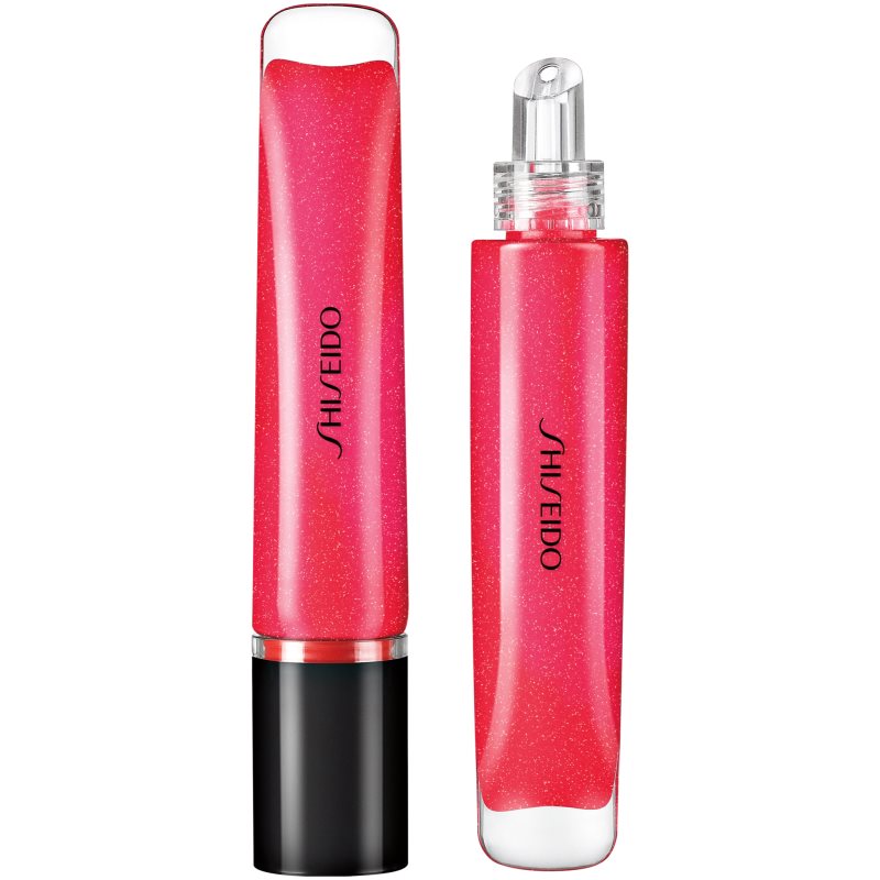 Shiseido Shimmer GelGloss блясък за устни с блестящи частици с хидратиращ ефект цвят 07 Shin Ku Red 9 мл.
