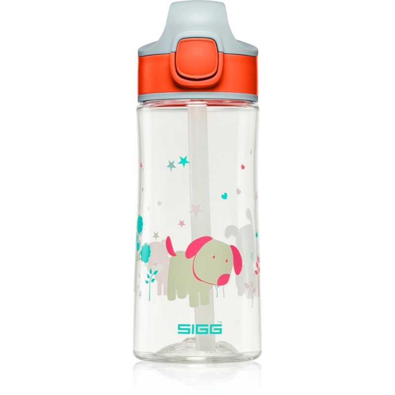 Sigg Miracle детско шише със сламка Puppy Friend 450 мл.