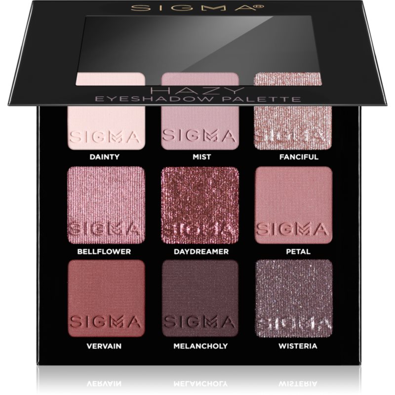 Sigma Beauty Eyeshadow Palette Hazy палитра сенки за очи 9 гр.