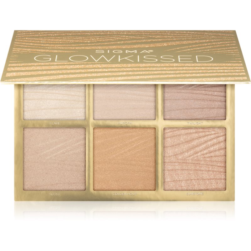 Sigma Beauty Glowkissed палитра с озарители 28