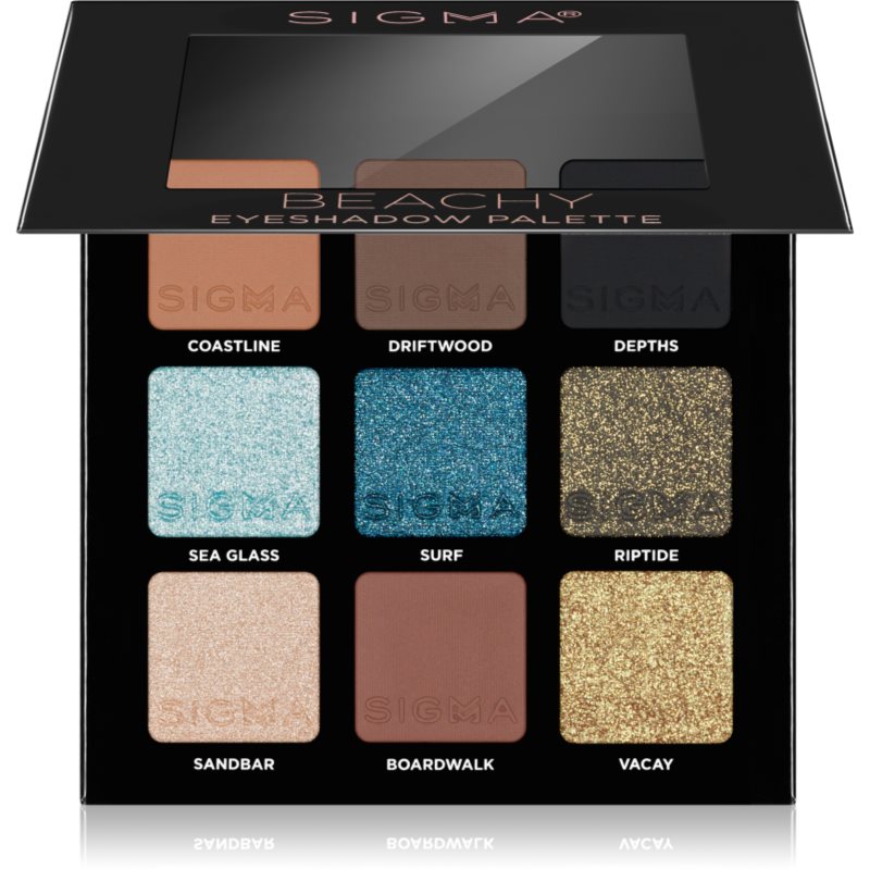 Sigma Beauty Party on The Go палитра от сенки за очи цвят Beachy 9 гр.