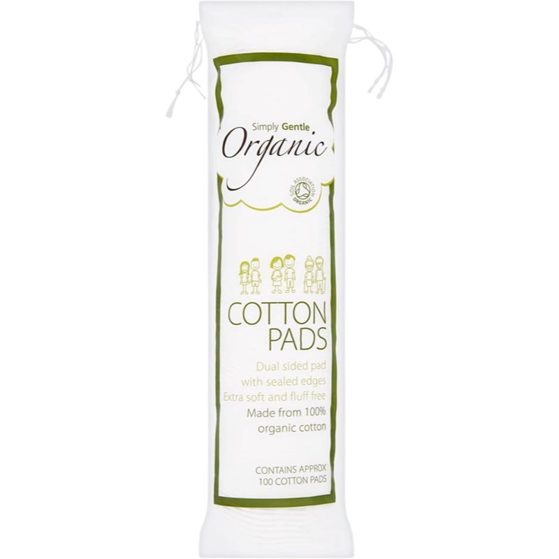 Simply Gentle Organic Cotton Pads памучни подложки 100 бр.