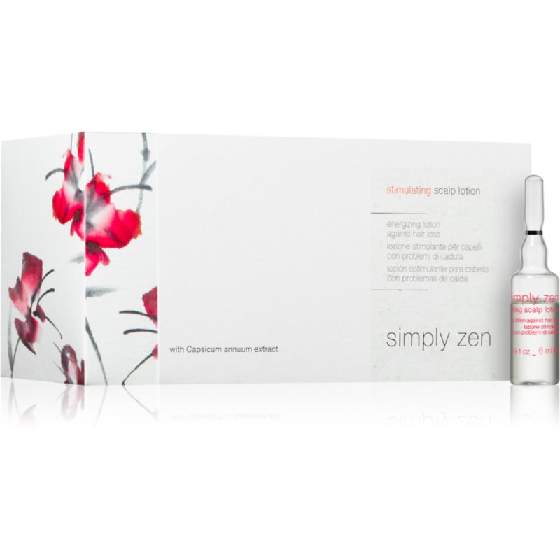 Simply Zen Stimulating Scalp Lotion мляко за коса против косопад 8x6 мл.
