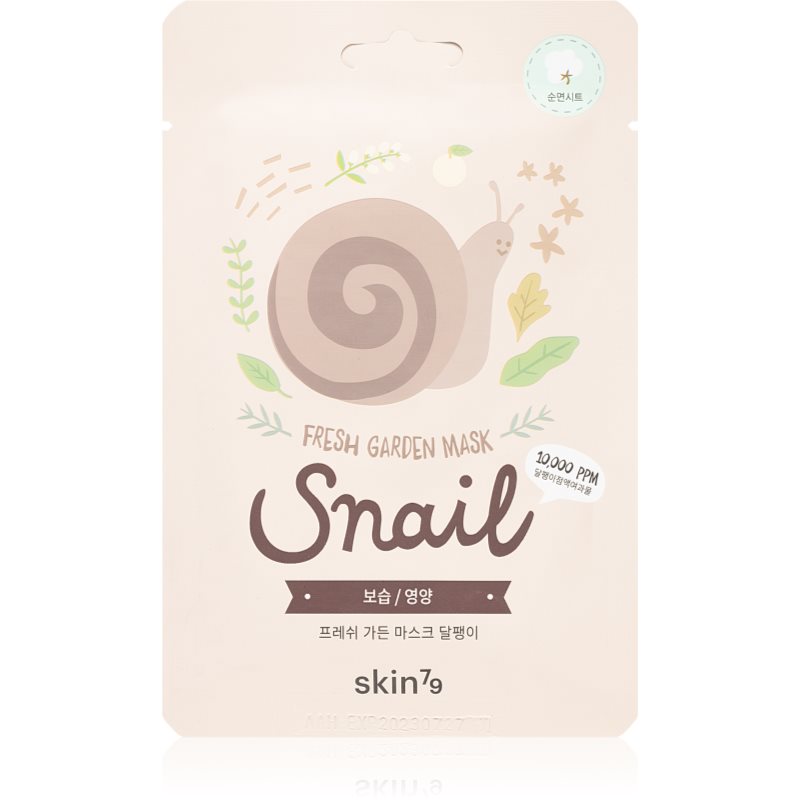 Skin79 Fresh Garden Snail ревитализираща платнена маска с екстракт от охлюв 23 гр.