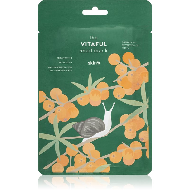 Skin79 Snail The Vitaful антиоксидантна платнена маска с екстракт от охлюв 20 мл.