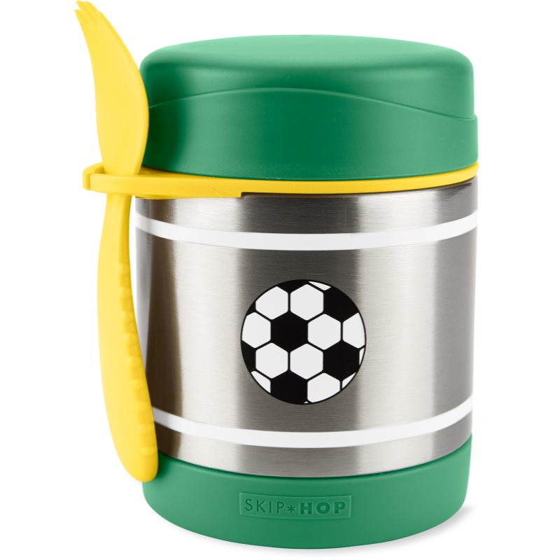 Skip Hop Spark Style Food Jar термос за храна Football 3 y+ 325 мл.