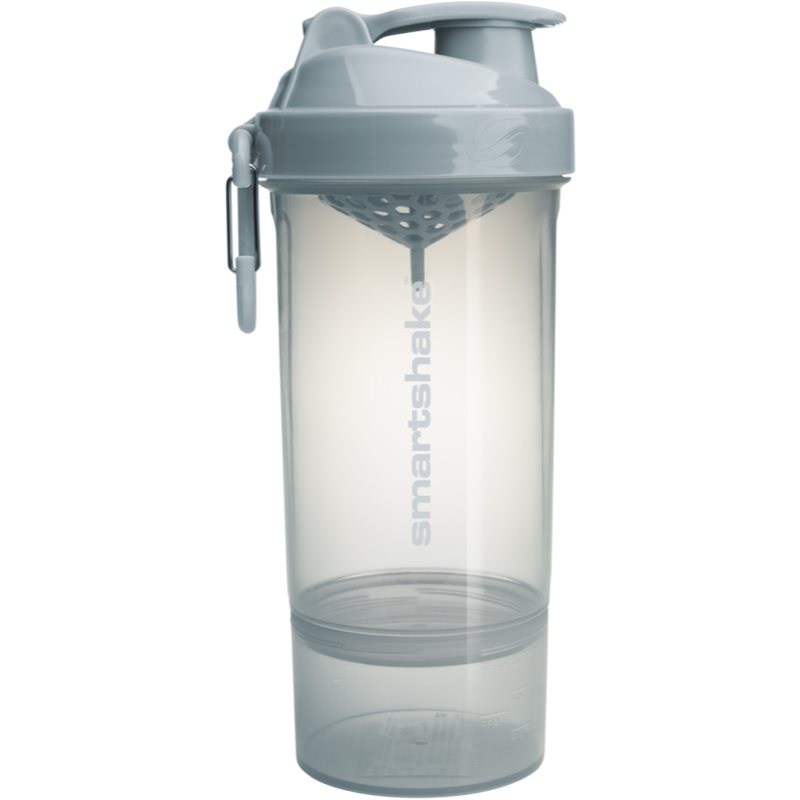 Smartshake Original2GO ONE спортен шейкър + контейнер боя Mist Grey 800 мл.