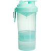 Smartshake Original2GO спортен шейкър + контейнер боя Mint Green 600 мл.