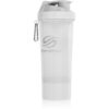 Smartshake Slim спортен шейкър + контейнер боя Pure White 500 мл.
