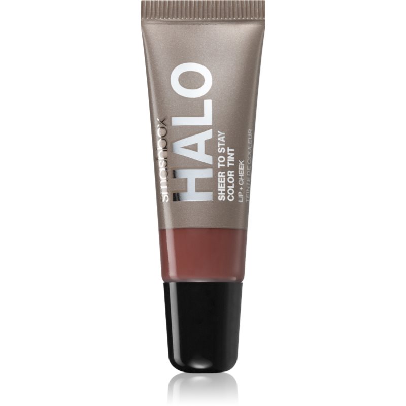 Smashbox Halo Sheer To Stay Color Tints течен руж и блясък за устни цвят Sunset 10 мл.