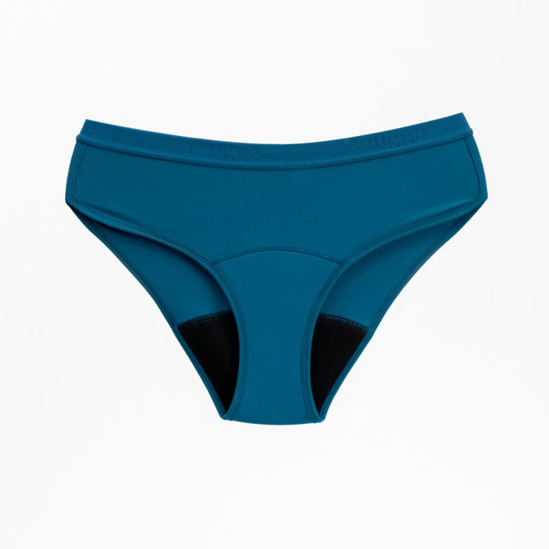 Snuggs Active Classic Heavy Petrol менструални бикини от плат за силна менструация размер L 1 бр. на ниска цена