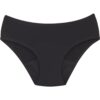 Snuggs Period Underwear Classic: Medium Flow Black менструални бикини от плат за средна менструация размер XS 1 бр.