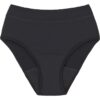 Snuggs Period Underwear Hugger: Extra Heavy Flow Black менструални бикини от плат за силна менструация размер XL Black 1 бр.