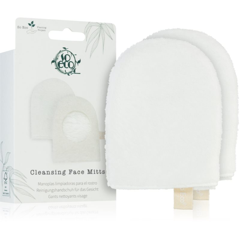 So Eco Cleansing Face Mitts ръкавици за почистване на грим