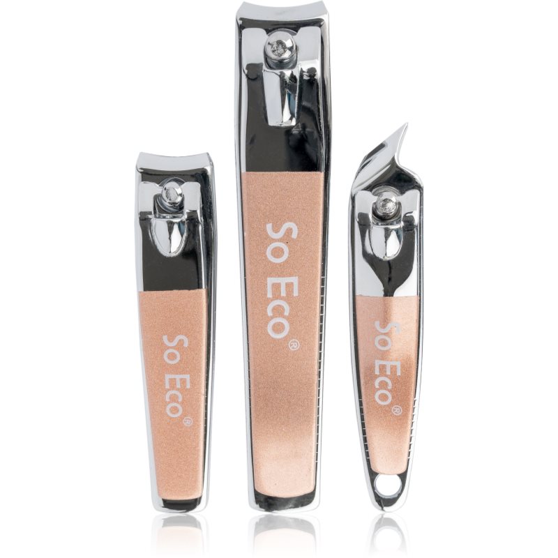 So Eco Nail & Cuticle Clipper Set комплект ножици за нокти и кожичките около ноктите