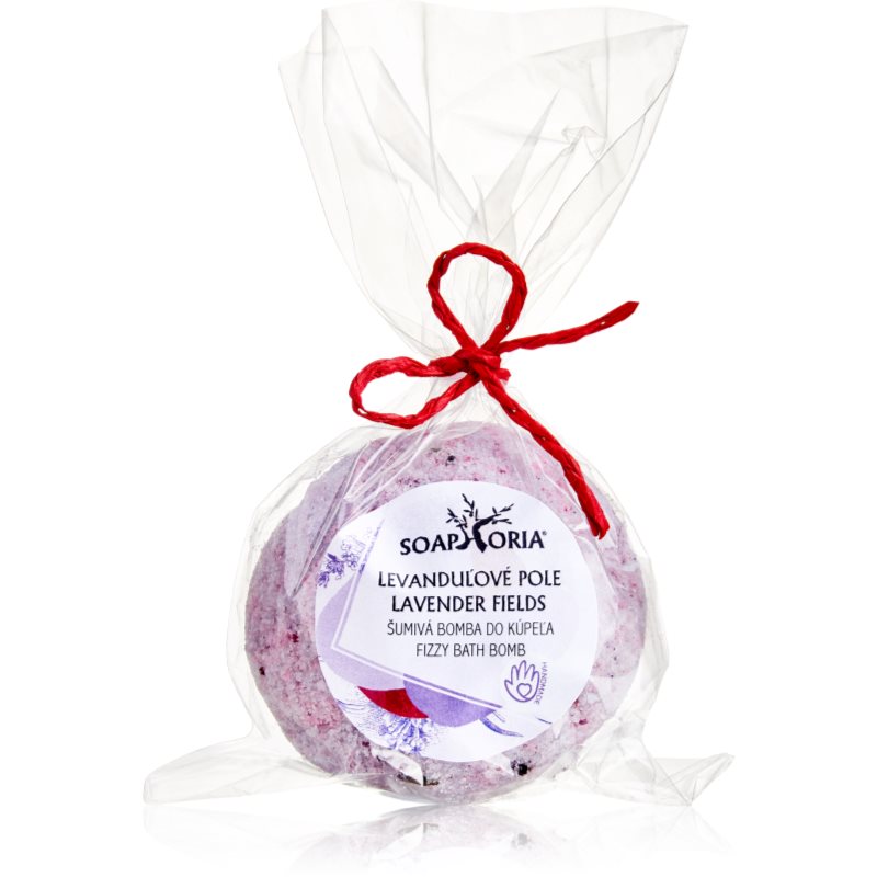 Soaphoria Lavender Fields Fizzy Bath Bomb бластер за вана с регенериращ ефект 85 гр. на ниска цена