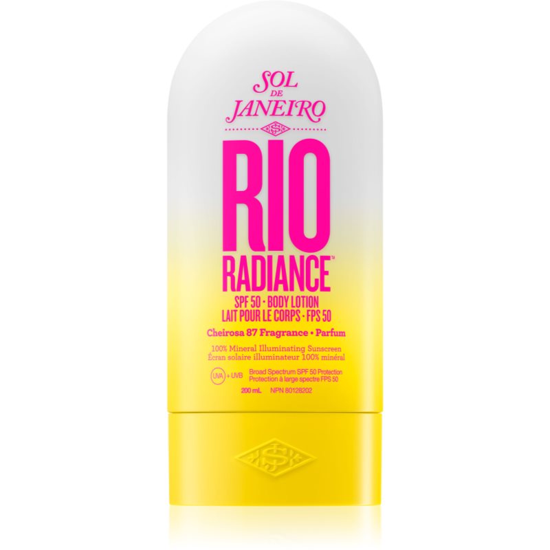Sol de Janeiro Rio Radiance озаряващ и хидратиращ лосион за защита на кожата SPF 50 200 мл. на ниска цена