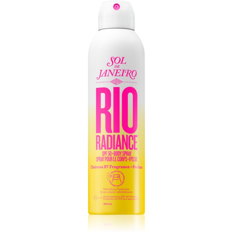 Sol de Janeiro Rio Radiance освежаващ и хидратиращ спрей за защита на кожата SPF 50 200 мл.