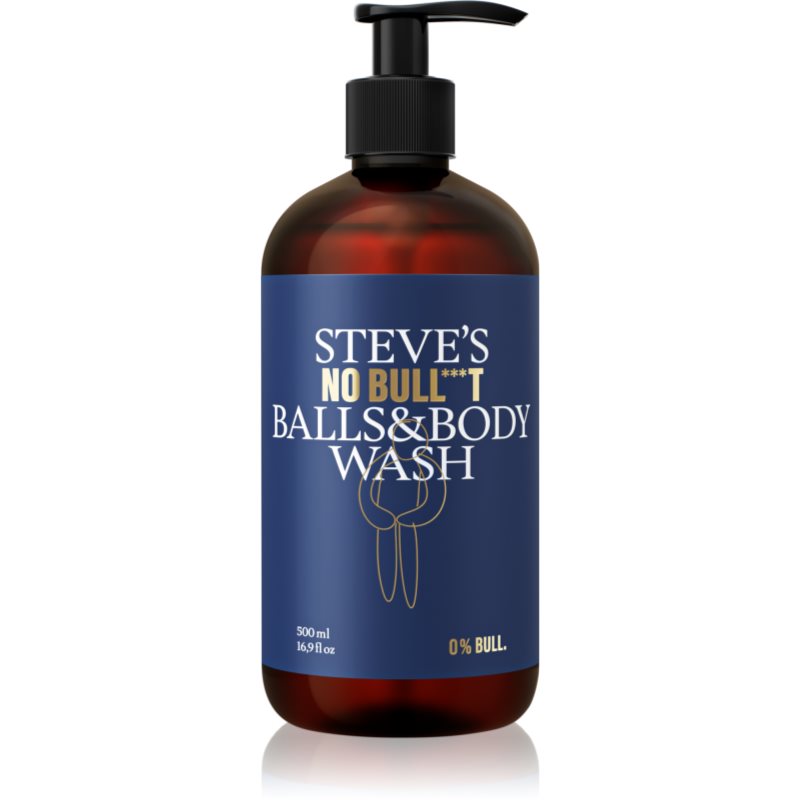 Steve's No Bull***t Balls and Body Wash енергизиращ душ-гел 500 мл. на ниска цена