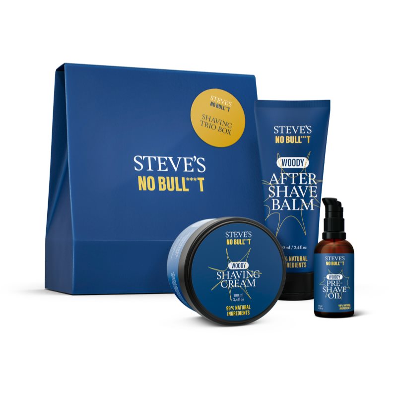 Steve's No Bull***t Shaving Trio подаръчен комплект бръснене