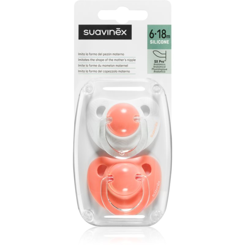 Suavinex Dreams Anatomical 6-18 m биберон Pink 2 бр.