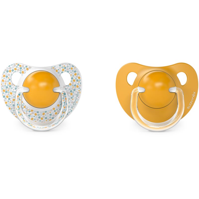 Suavinex Dreams Anatomical 6-18 m биберон Yellow 2 бр.