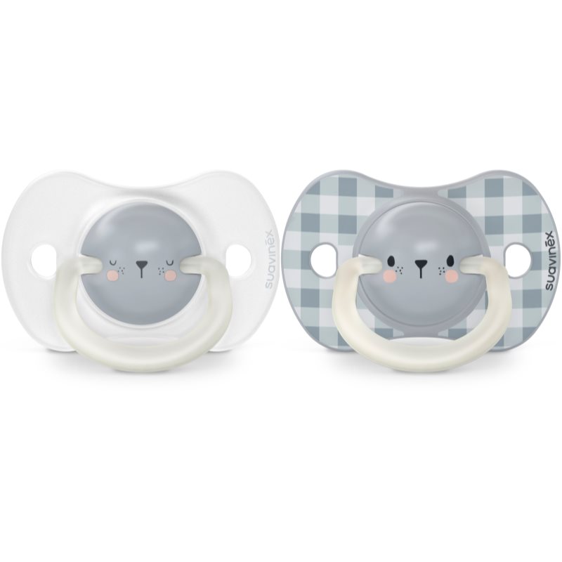 Suavinex Night & Day Physiological 0-6 m биберон Blue Bear 2 бр.