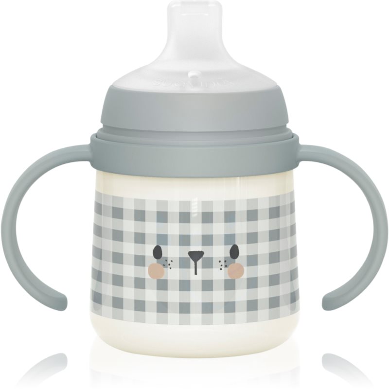 Suavinex Night & Day детско шише с дръжки 6 m+ Bear 150 мл.