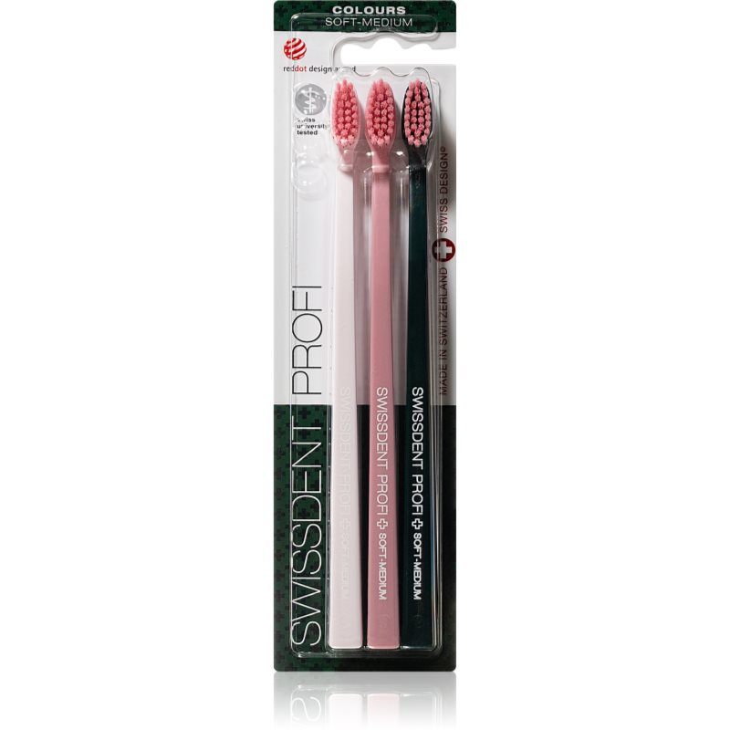 Swissdent Profi Trio четки за зъби soft 3 бр.