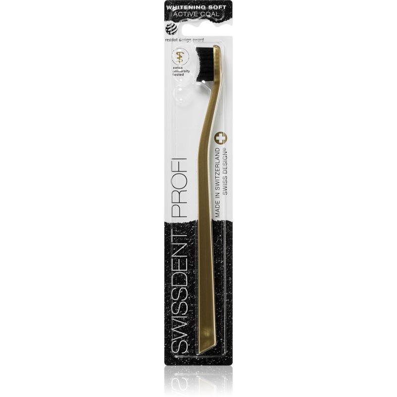 Swissdent Whitening Gold Active Coal четка за зъби 1 бр.