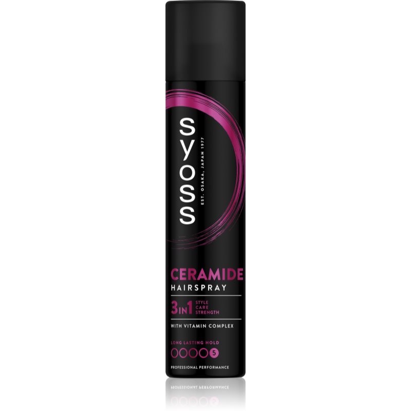 Syoss Ceramide Hairspray лак за коса с екстра силна фиксация 300 мл.
