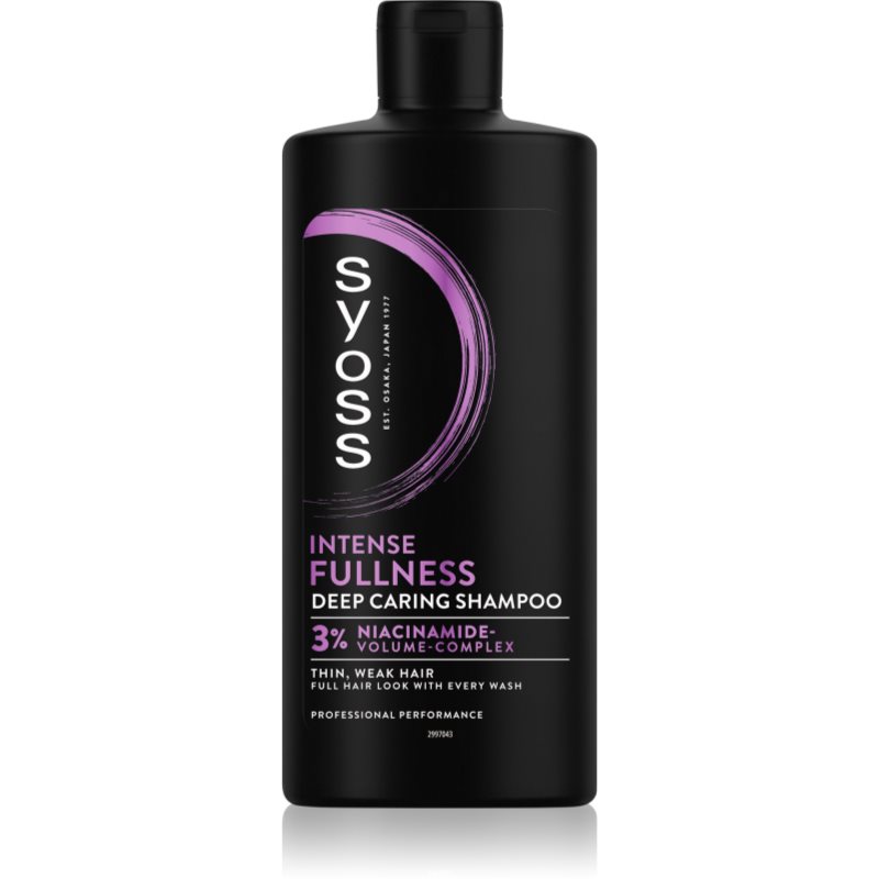 Syoss Intense Fullness шампоан за тънка коса за обем и жизненост 440 мл.