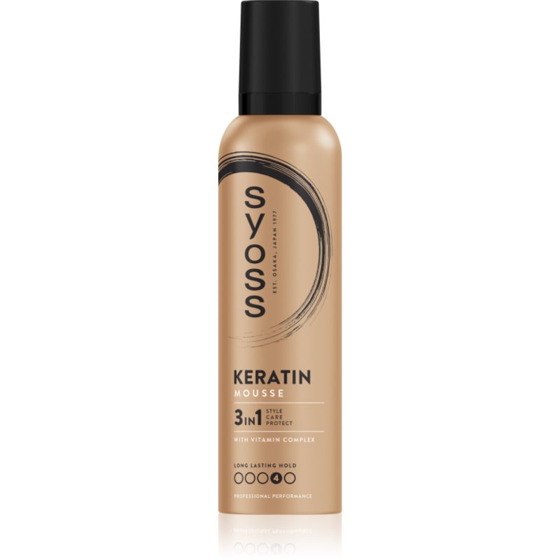 Syoss Keratin Mousse пяна втвърдител с кератин 250 мл. на ниска цена