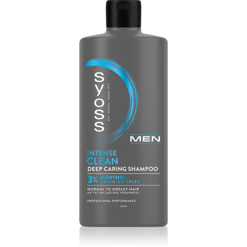 Syoss Men Intense Clean шампоан за нормална към омазняваща се коса 440 мл.