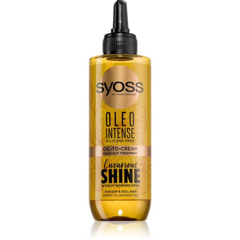 Syoss Oleo Intense крем - олио за блясък и мекота на косата 200 мл.